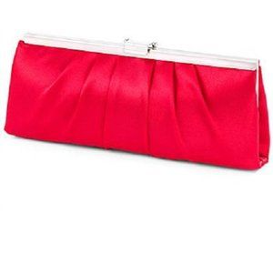 Jaqueline Ferrar Allie Frame Clutch Handbag, Red
